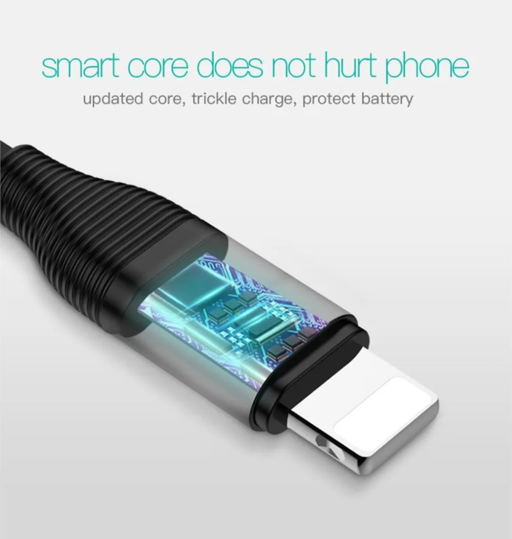 USB кабель для iPhone Xs Max XR X Кабель быстрой зарядки и передачи данных 8 7 6 6s Plus адаптер
