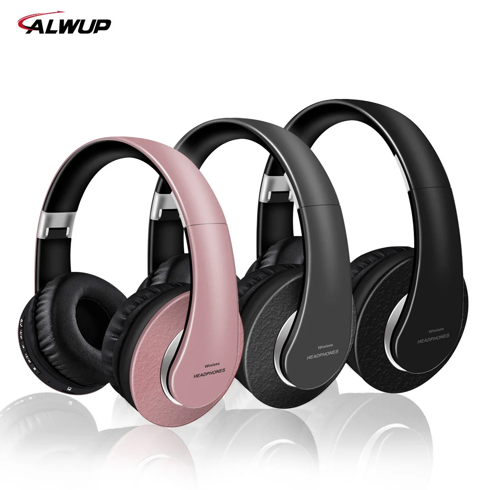 AlWUP беспроводные Bluetooth наушники для Samsung Galaxy PC Поддержка Радио MP3 плеер с