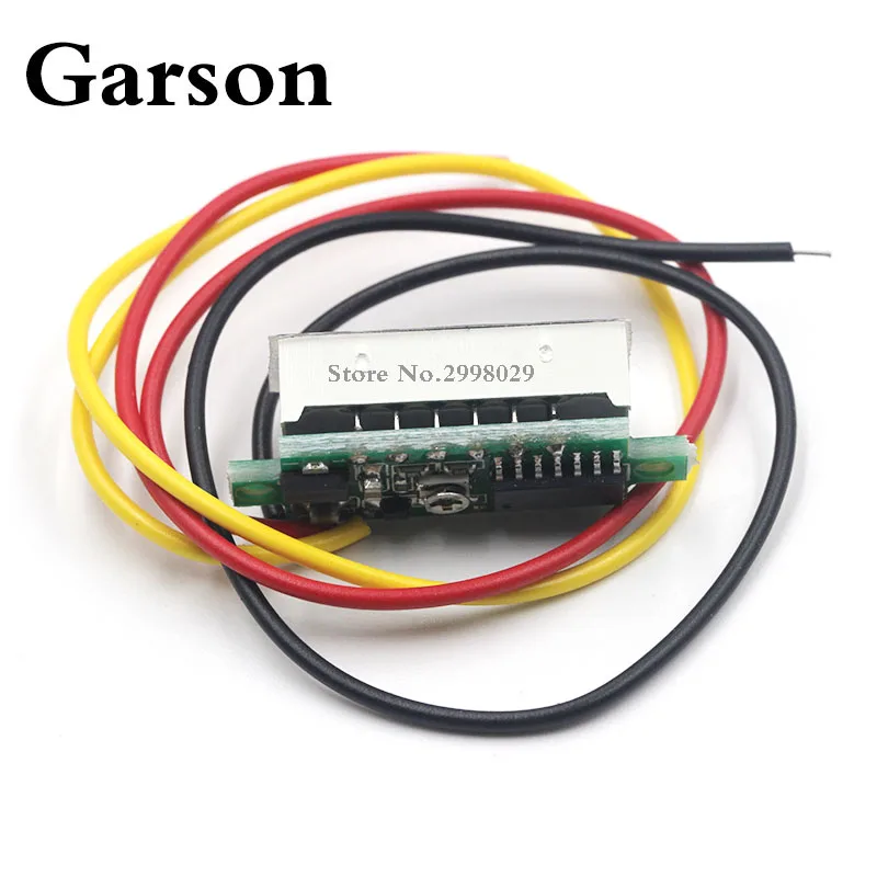 Зеленый три линии точность DC Цифровой вольтметр Глава светодиодный цифровой