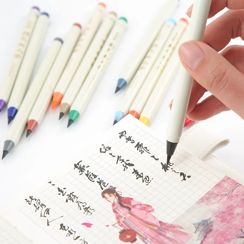 1 шт. мягкая каллиграфическая кисть ручка акварельная маркер художественные