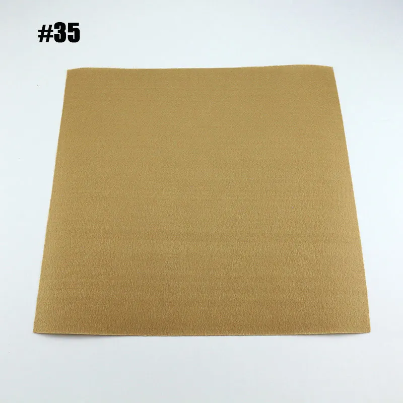 1 Sheet 30X30 см фетровая ткань 40 цветов на выбор Нетканая рукоделие DIY шитье ручная работа 1 мм Think Feltro Colth 1 лист/упаковка - Цвет: 1 Sheet