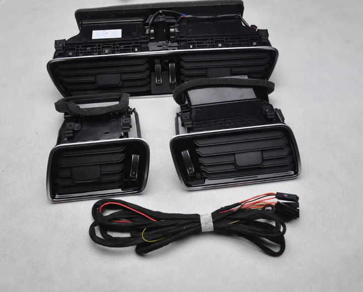 Черный хром фортепиано Краски приборной панели вентиляционные отверстия сопла
