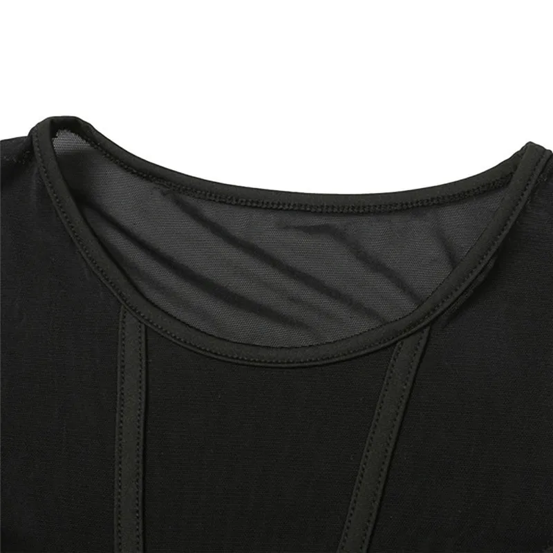 Спортивный бюстгальтер для йоги женские сетчатые лоскутные сексуальные топы