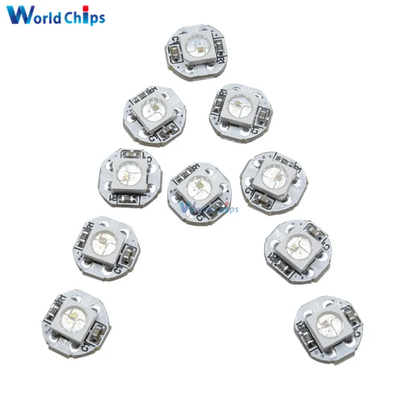 100 шт. 10x10 бит печатная плата WS2812B полноцветсветодиодный DC5V SMD 5050 RGB Светодиодная