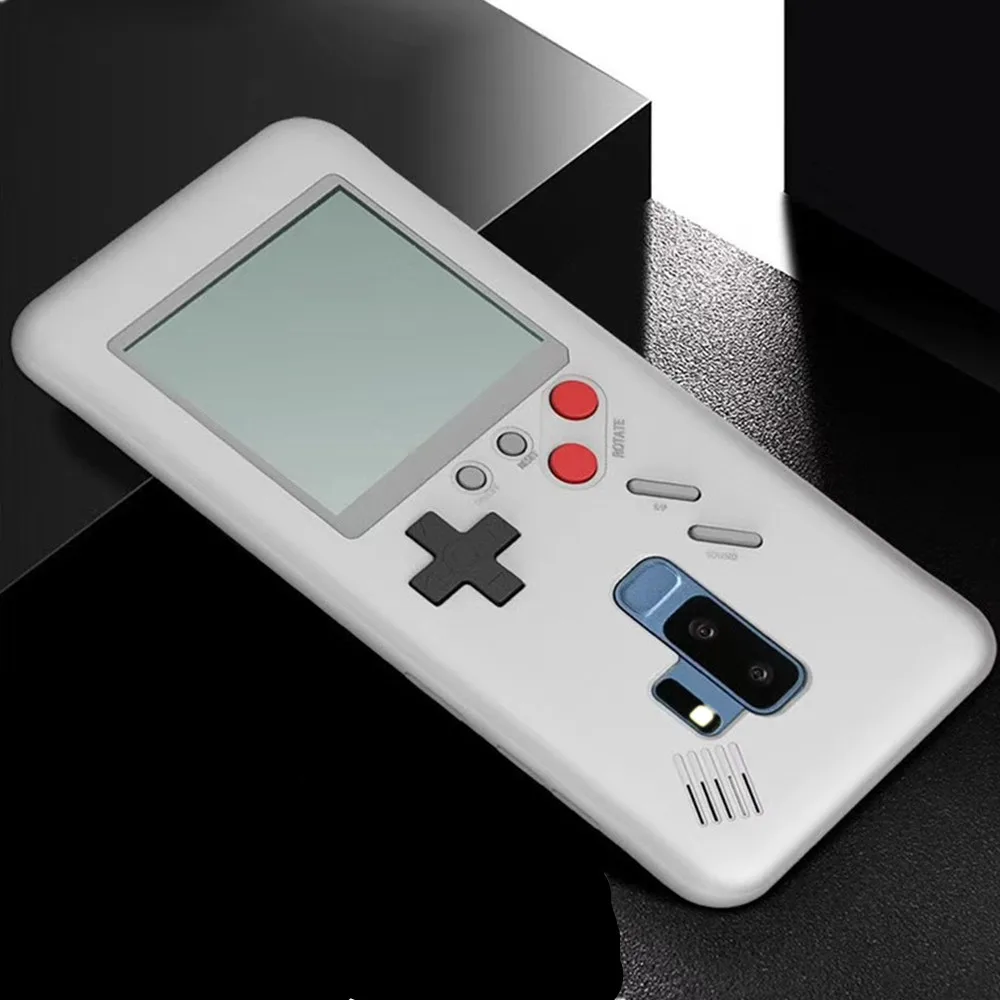 Чехлы для телефонов Gameboy Tetris samsung S8 S9 plus чехол игровой консоли силиконовый