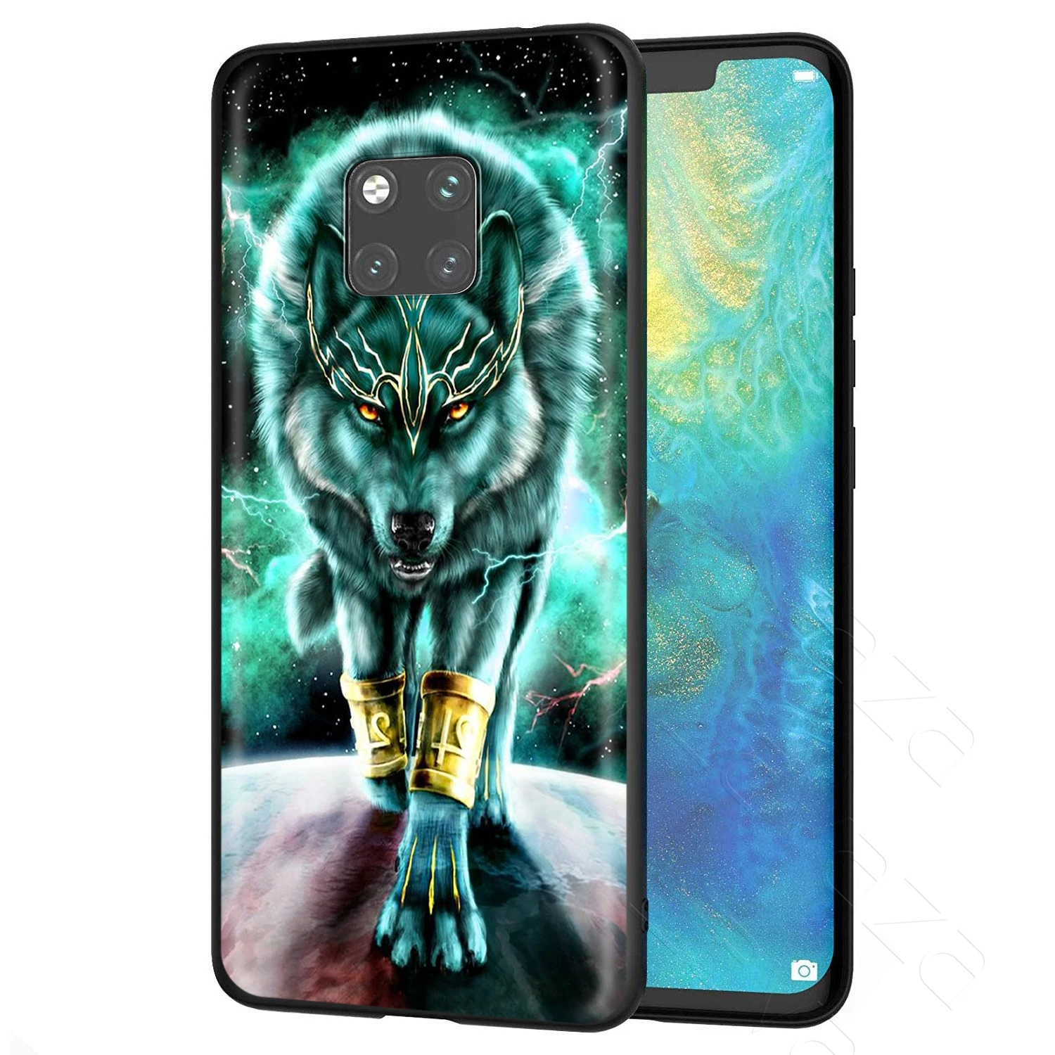 Lavaza Abstract Animal Lion Wolf Tiger Case for Huawei Mate Y7 Y9 P8 P9 P10 P20 P30 P40 Max Lite Pro P Smart Mini 2017 2019 |