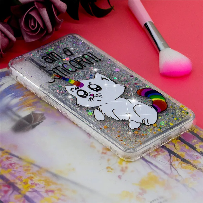 Чехол с единорогом на СПС Coque samsung Galaxy A50 Крышка для samsung A10 A20 A30 A50 A60 A70 M10 M20 M30 чехол мягкое жидкое телефон чехол s