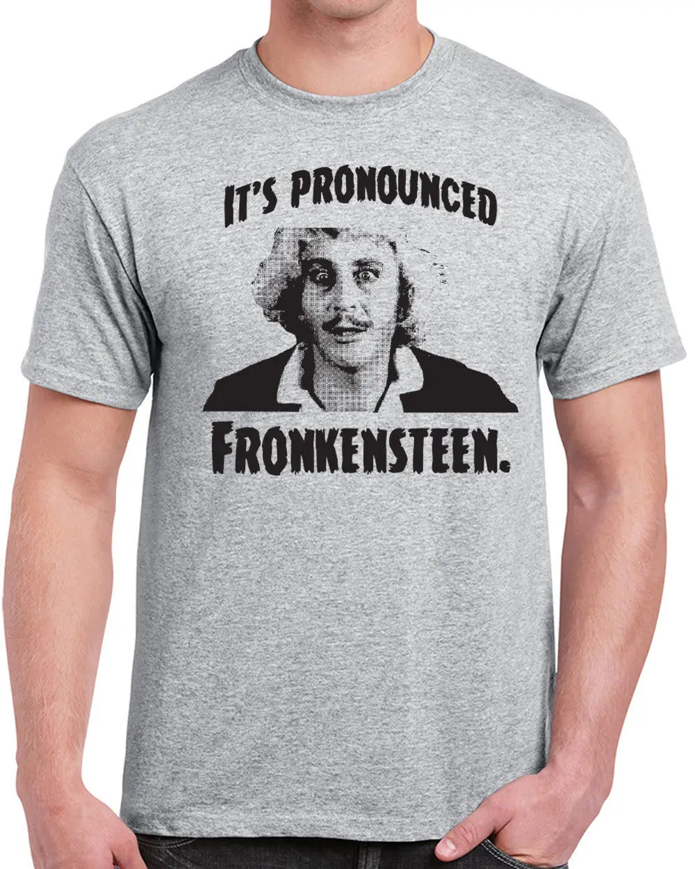 Рубашка Maker короткие 527 Джин Уайлдер дань Для мужчин s футболка Young fronkenstein
