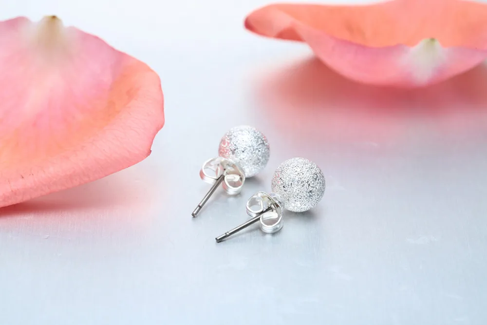 Матовая выпуклая двухсторонняя круглая бусина Kinitial для дискотеки жемчужный