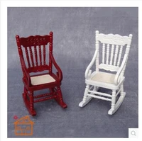 dollhouse dollhouse mini furniture accessories solid shook his chair white red color option