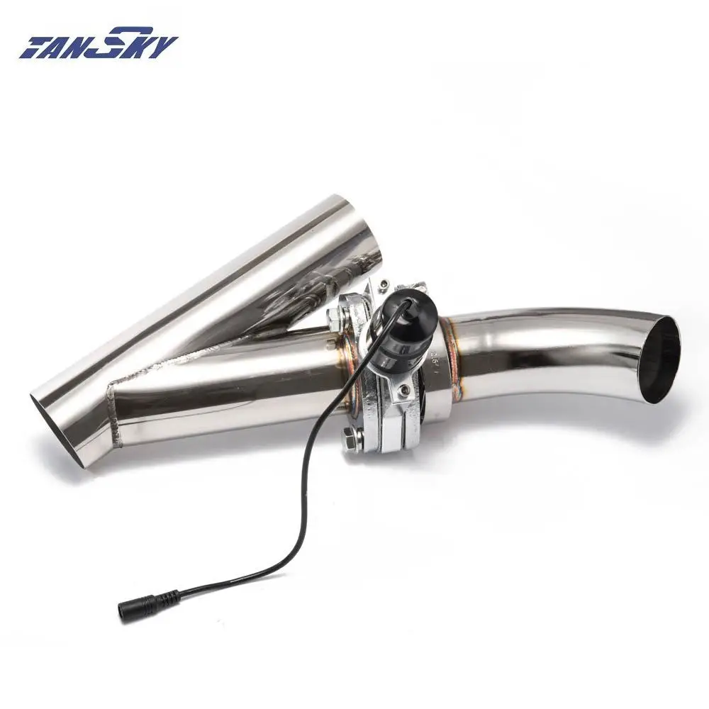 Выпускной вырез 3 дюйма Электрический задняя часть под давлением TURBO BYPASS STEEL для