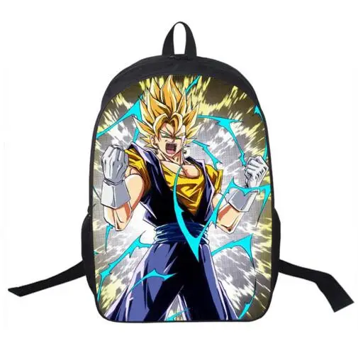 Аниме Dragon Ball рюкзак для мальчиков и девочек школьные сумки Супер Saiyan Sun с Гоку