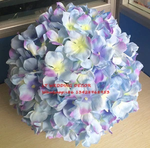 

8"(20cm)Wedding pink flower Balls Hydrangeas Silk Rose Flowers Ball Centerpieces Decoration Hanging Flower Balls