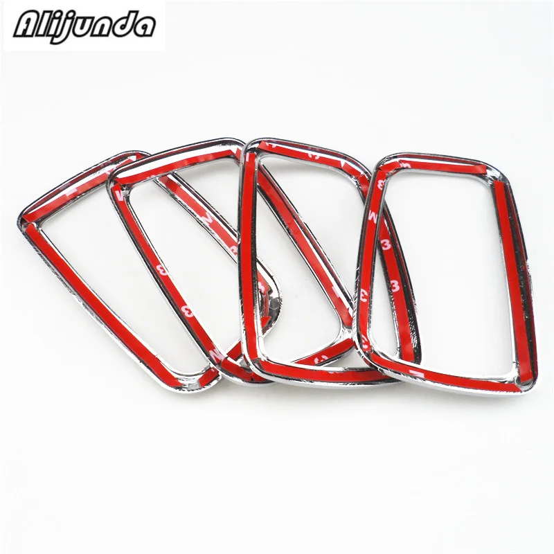 Alijunda! Для Mitsubishi ASX ABS хромированная отделка ручка чаши украшение кольцо коробки 4