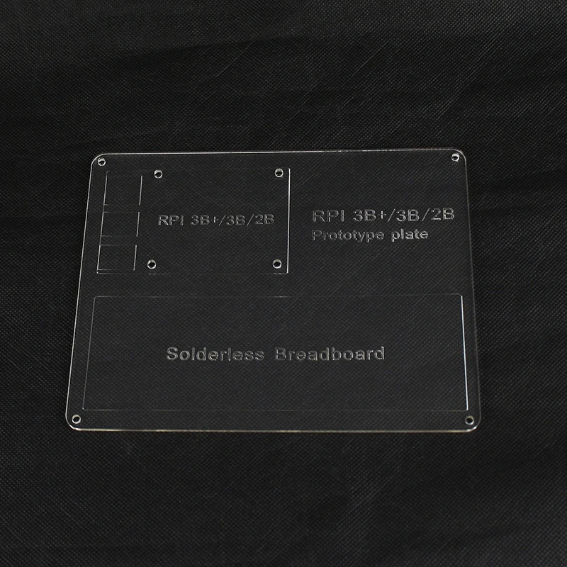Акриловая Монтажная пластина Raspberry Pi 3B + ( B Plus) для самостоятельной сборки