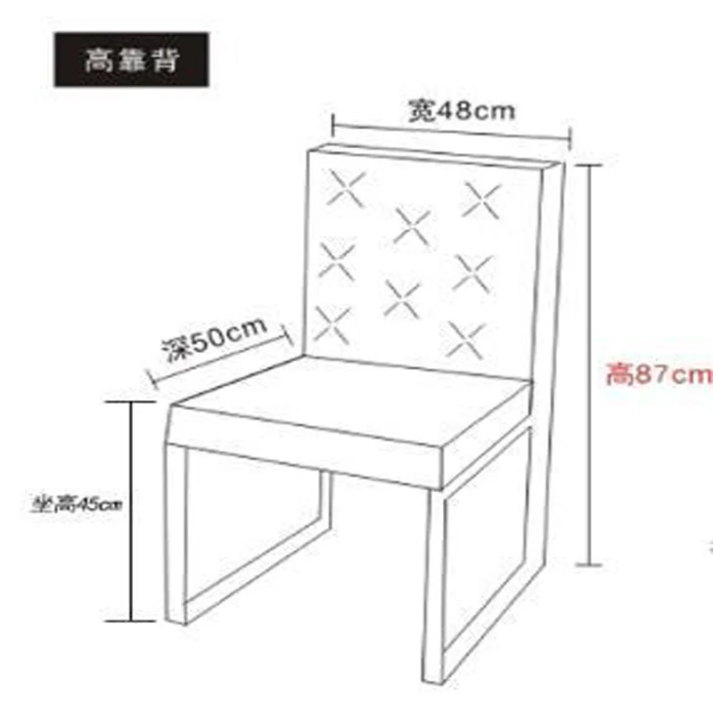 Новые модные кожаные стул мебель для гостиной 100% нержавеющая сталь Красный