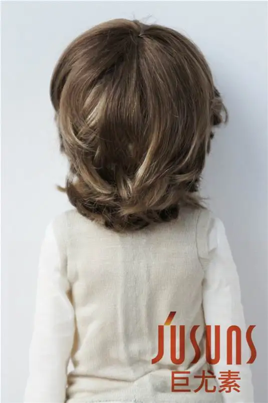JD075 1/4 BJD парики SD с плавным вырезом кукла парики 7-8 дюймов кукольный парик игрушка кукольный парик аксессуары