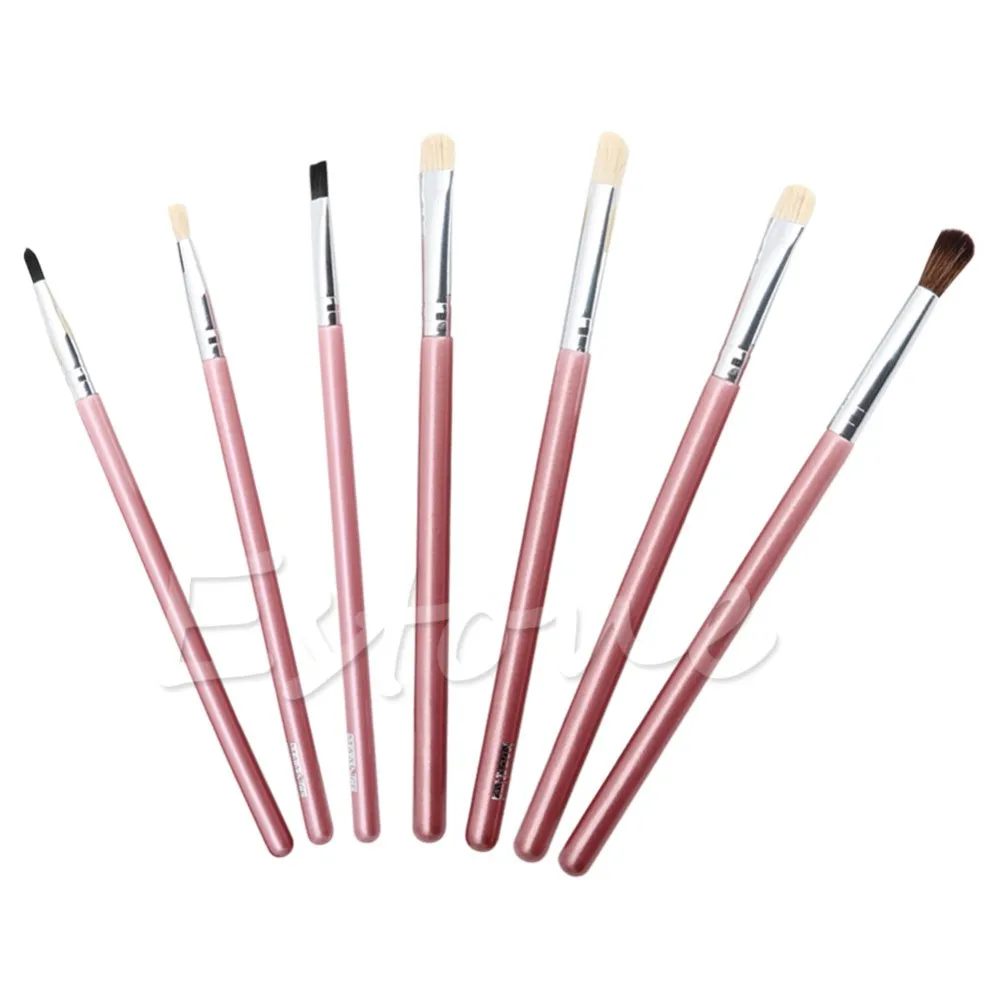 

Hot 7pcs Make Up Eyes Brush Set Eyeshadow Eyeliner Brow Blending Cosmetic Tool