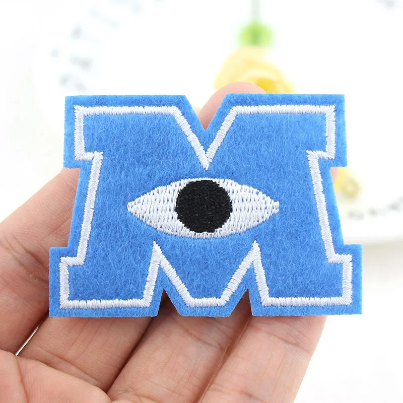 Mike Wazowski нашивки с вышивкой монстров, нашивки для одежды, нашивки для Бейджи для одежды, наклейки, Аппликации для одежды