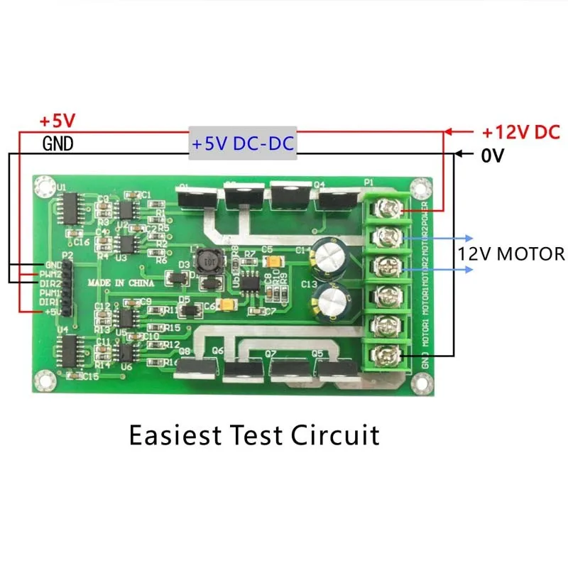 DC 3 36V 15A Peak 30A IRF3205 H Bridge Dual Motor Driver для Arduino Robot Car|Драйвер двигателя| |