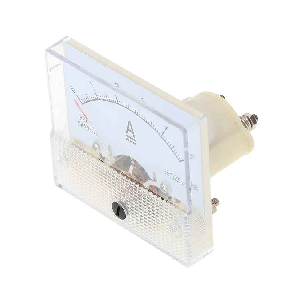 Карманный аналоговый мини-амперметр DC 0-5A Аналоговый амперметр панельный тестер