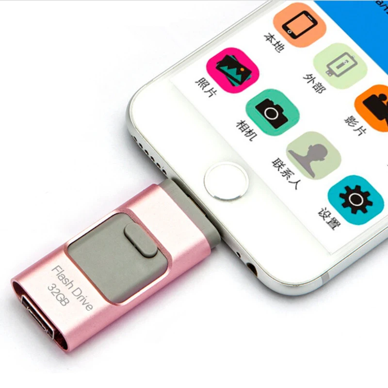 Новейший i Flash iFlash Drive HD u диск микро USB интерфейс 3 в 1 для Android/iPhone 8/6/X/6 Plus/7 iPad iPod/PC/MAC