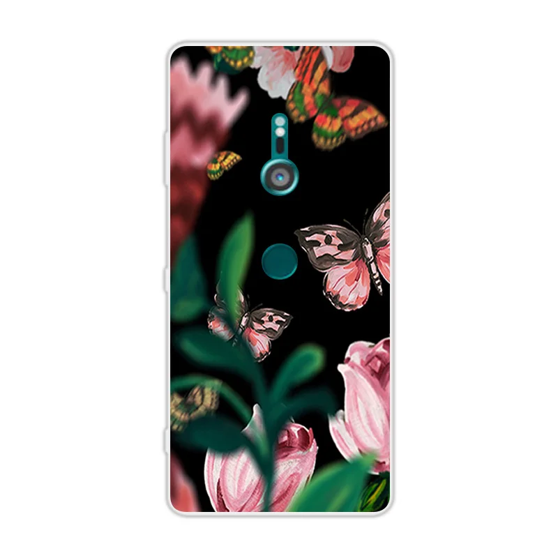 Чехол для телефона Sony Xperia XZ3 мягкий силиконовый 6 0 дюймов чехол прозрачный гель