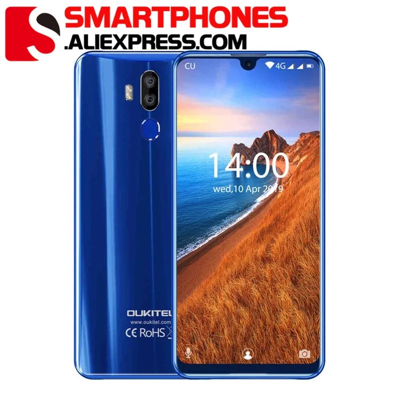 OUKITEL K9 водонепроницаемый 7 12 &quotFHD + 1080*2244 16MP 2MP/8MP смартфон 4 Гб 64 Face ID 6000 мАч 5В/6A