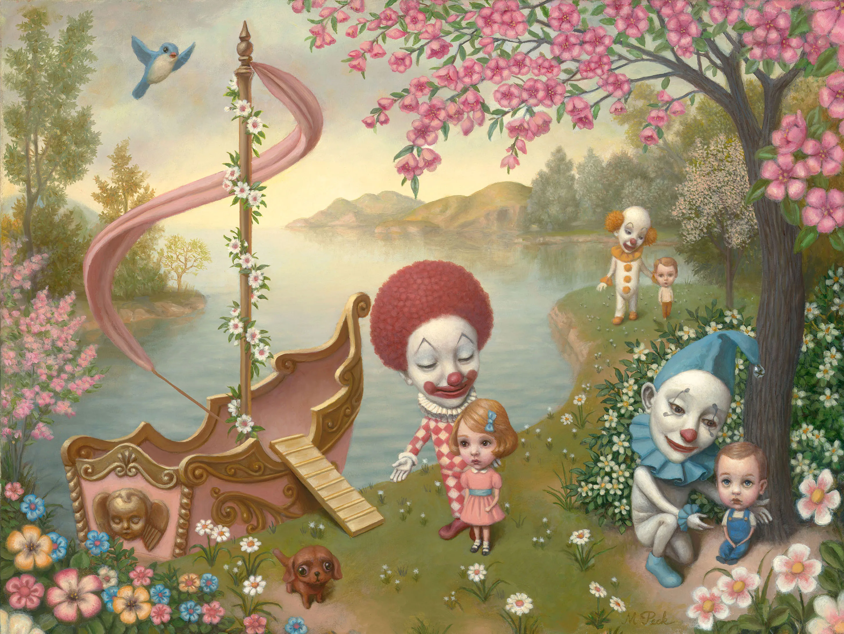 Абстрактный фотографический плакат Mark Ryden Peck Magda Картина на холсте для гостиной