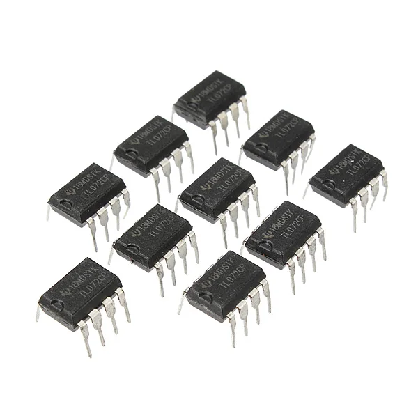 10 шт. TL072 TL072CP DIP8 Chorus Delay Op Amps IC Chips Board Module оптовая продажа | Электронные компоненты и