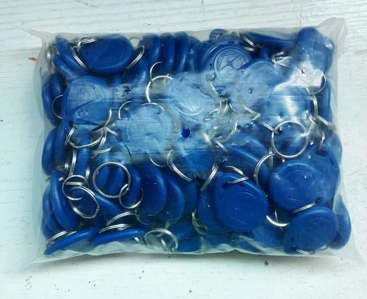 100 шт. только для чтения RFID бирка в виде брелка ключей брелки брелок кольцо маркер