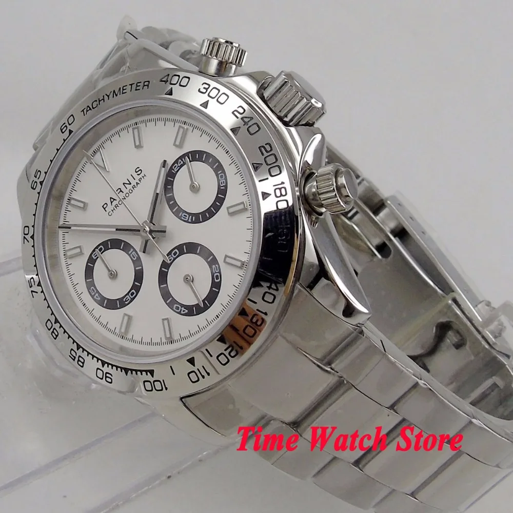 Твердые 39 мм парниш кварцевые наручные часы для мужчин водонепроницаемый