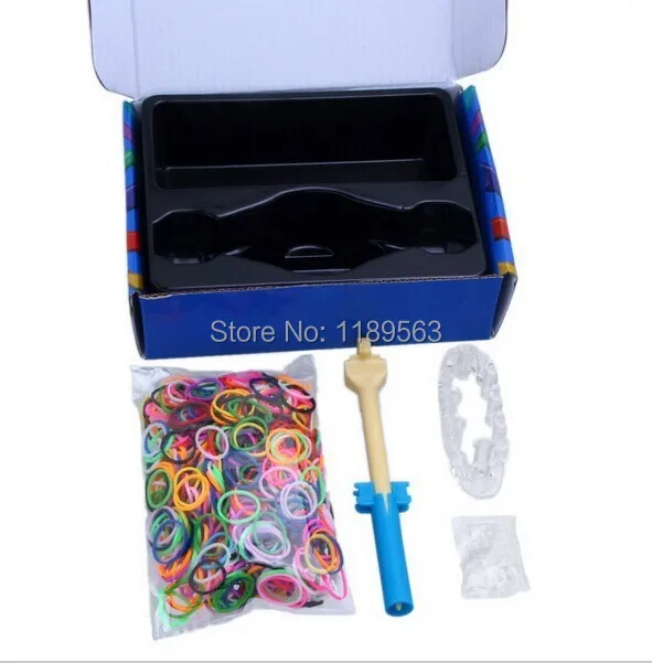 New 2014 10pcs Monster Tail Mini Loom Kit for Bracelet Rubber Bands Crafting Free Shipping|Цепочки и браслеты| |