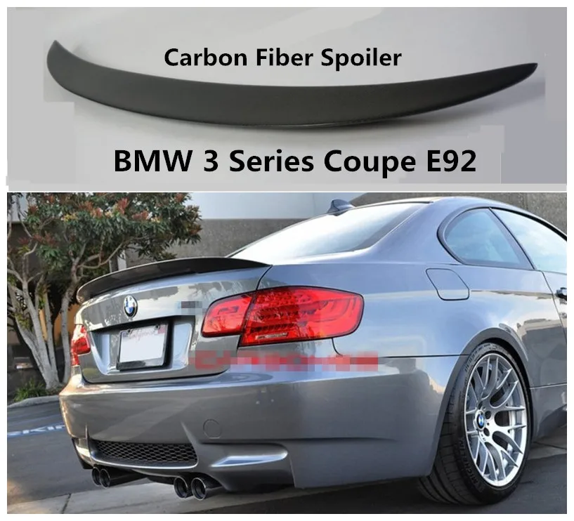 Спойлер из углеродного волокна для BMW 3 серии Coupe E92 2006 2019 высококачественные