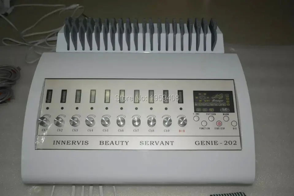 Профессиональный электрический стимулятор мышц с русскими волнами ems