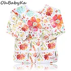 Новые детские нагрудники, водонепроницаемые нагрудники для новорожденных и Слюнявчики из 100% полиэстера, детские непромокаемые нагрудники с длинным рукавом для кормления детей, милые детские слюнявчики