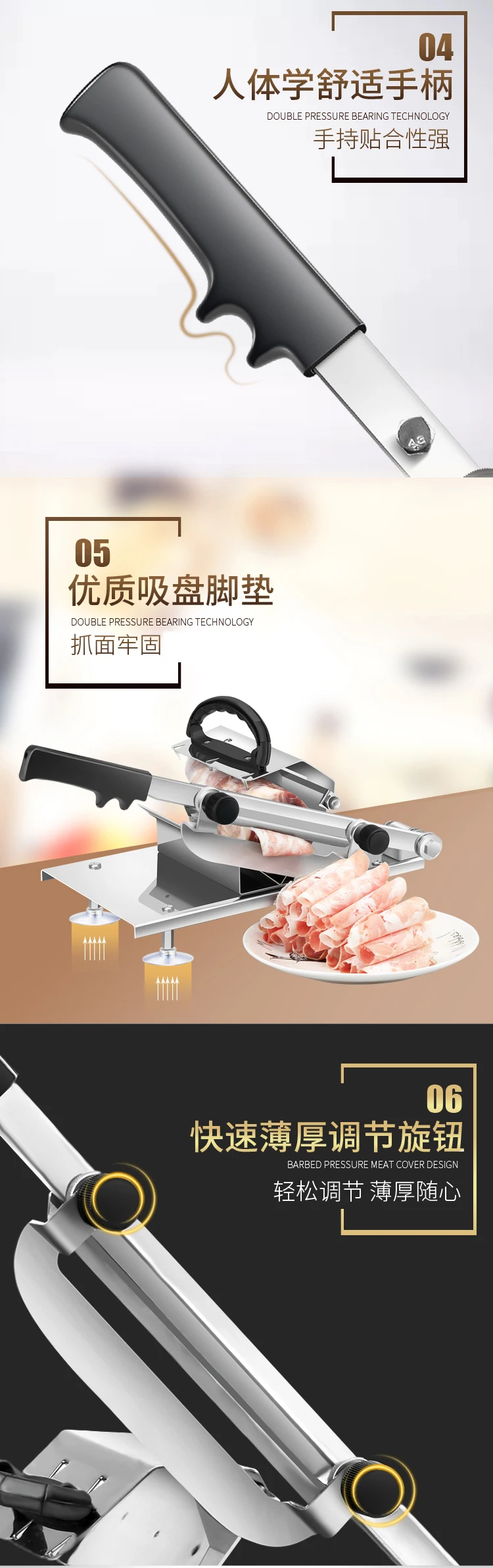 Автоматическая подача мяса ягненка слайсер домашняя ручная мясная машина коммерческий жир крупного рогатого скота баранины рулон мясорубка для замороженного мяса строгальная машина