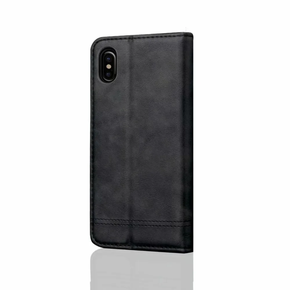 Для iPhone 11 Pro 6 6S 8 7 Plus чехол Защитный Роскошный кожаный флип Магнитный держатель для карт чехол для Apple iPhone X S XS чехол для MAX XR