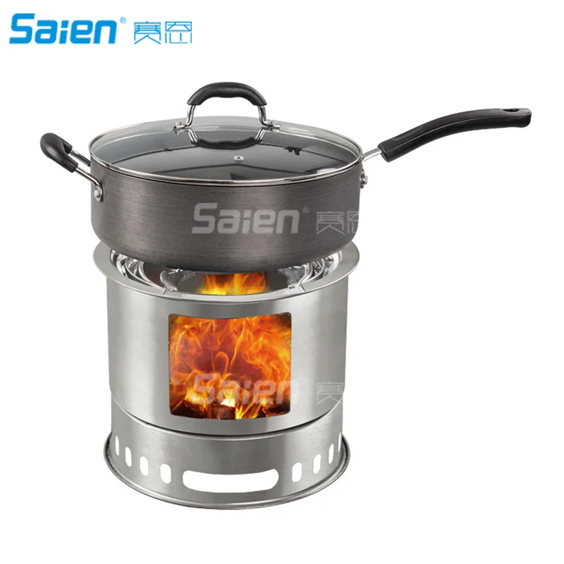 Туристическая деревянная плита Складная портативная горелка для выживания