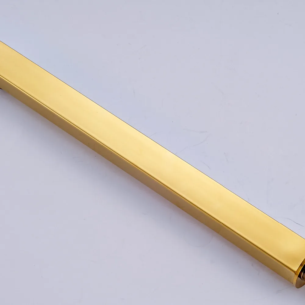 Бесплатная доставка Настенные Латунь Золотой душ Arm G1/2 фиксированного