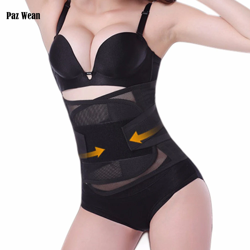 Живот Оболочка для похудения body shaper потеря веса Пояс Корректирующее белье Женщин