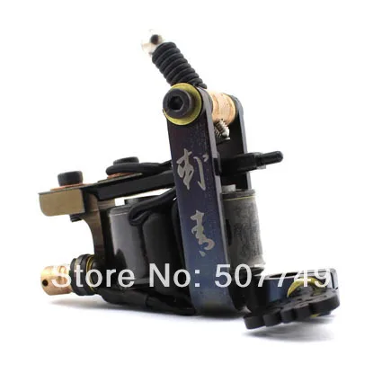 2016 профессиональная Литая железная тату машина 10 Обертывания Катушки из