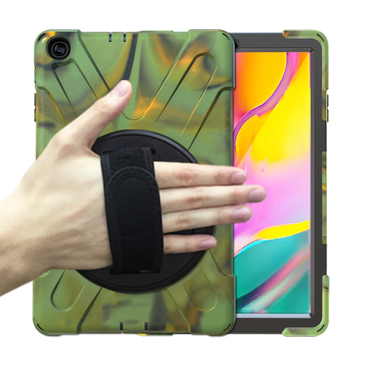 Для Galaxy Tab A 10,1 чехол, ударопрочный сверхпрочный защитный чехол для samsung Galaxy Tab A 10,1 T510 T515