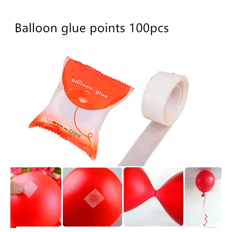 Невидимый воздушный шар клей 100 баллон стены крепления Свадебные украшения на