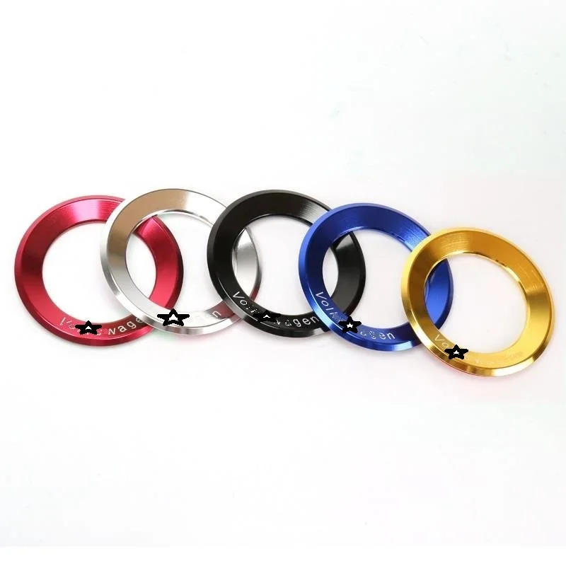 Steering Wheel Interior Decorative Auto Chromium Accessory Parts Protecter Covers 10 11 12 13 14 15 16 17 FOR Volkswagen Tiguan |