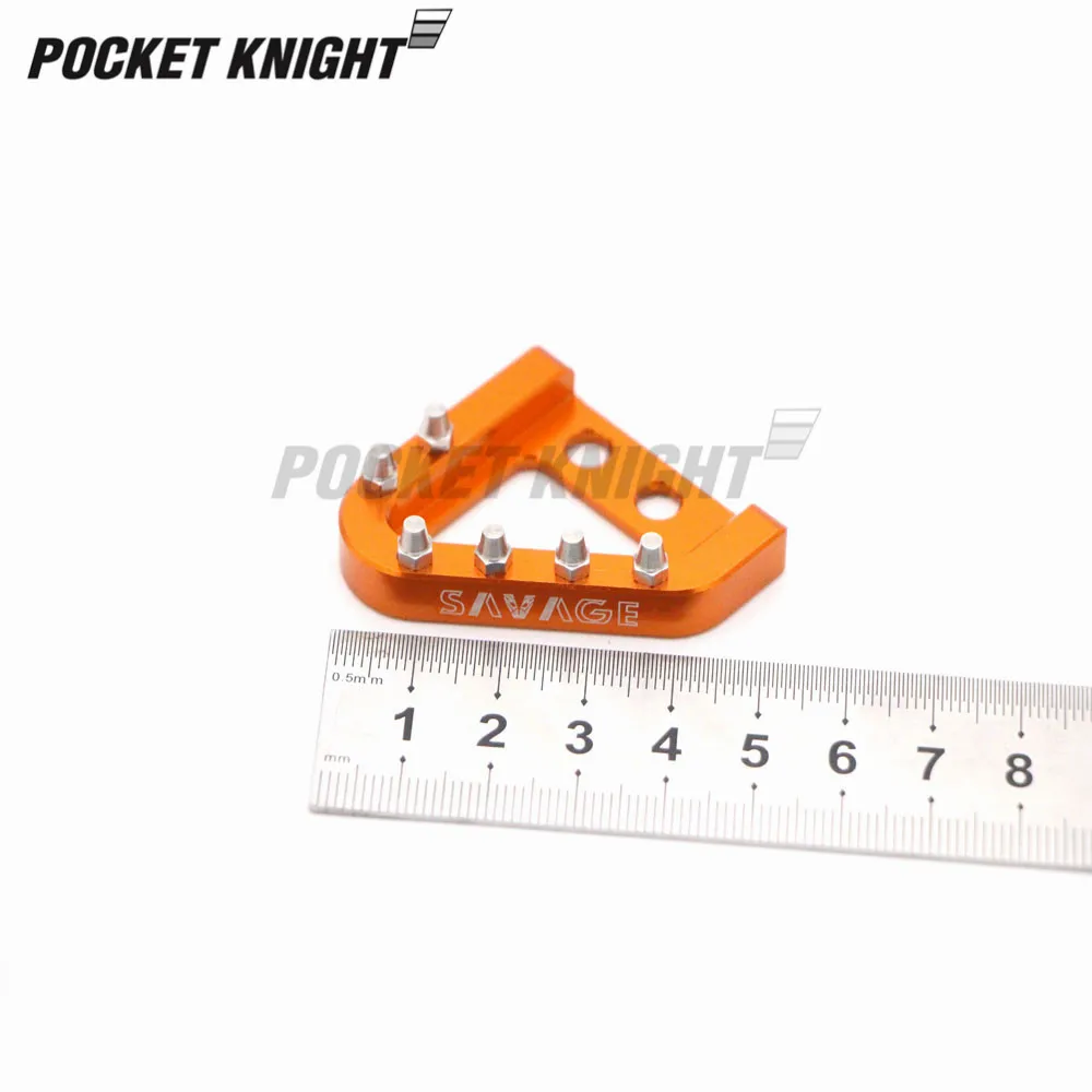 Задние педали тормоза шаг пластины бутсы для KTM SX SXS 65 85 105 125 144 150 250 450 505 525 540