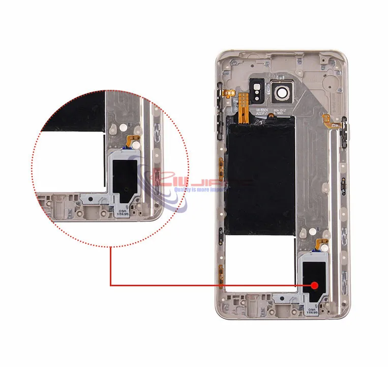 Оригинал для Samsung Note 5 N920F N920C средняя пластина Корпус Шасси Рамка Beze Боковая
