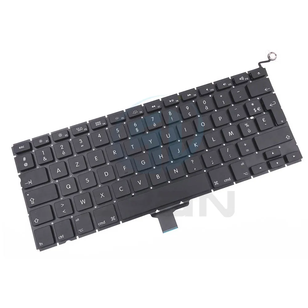 French A1278 keyboard with backlight for Macbook pro 13.3 inches laptop MD101 MD 102 keyboards with 