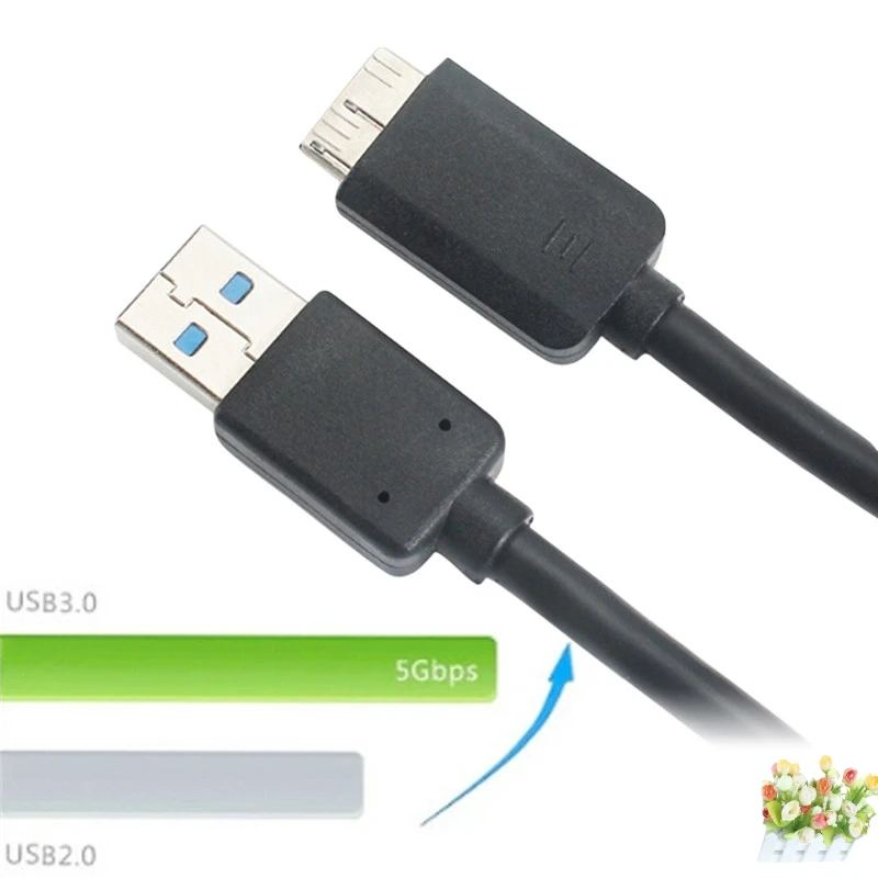 Кабель-удлинитель A папа-микро B USB 3 0 для передачи данных внешнего жесткого диска