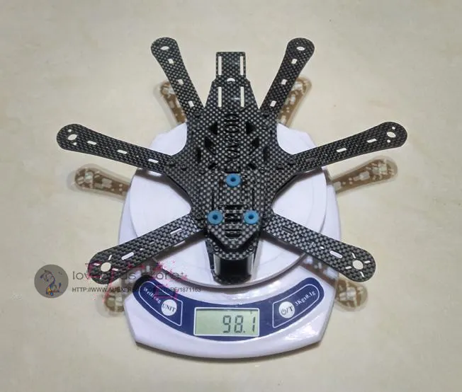 DIY FPV мини QAV230 кросс гоночный Дрон гексакоптер RD230 рама из чистого углеродного